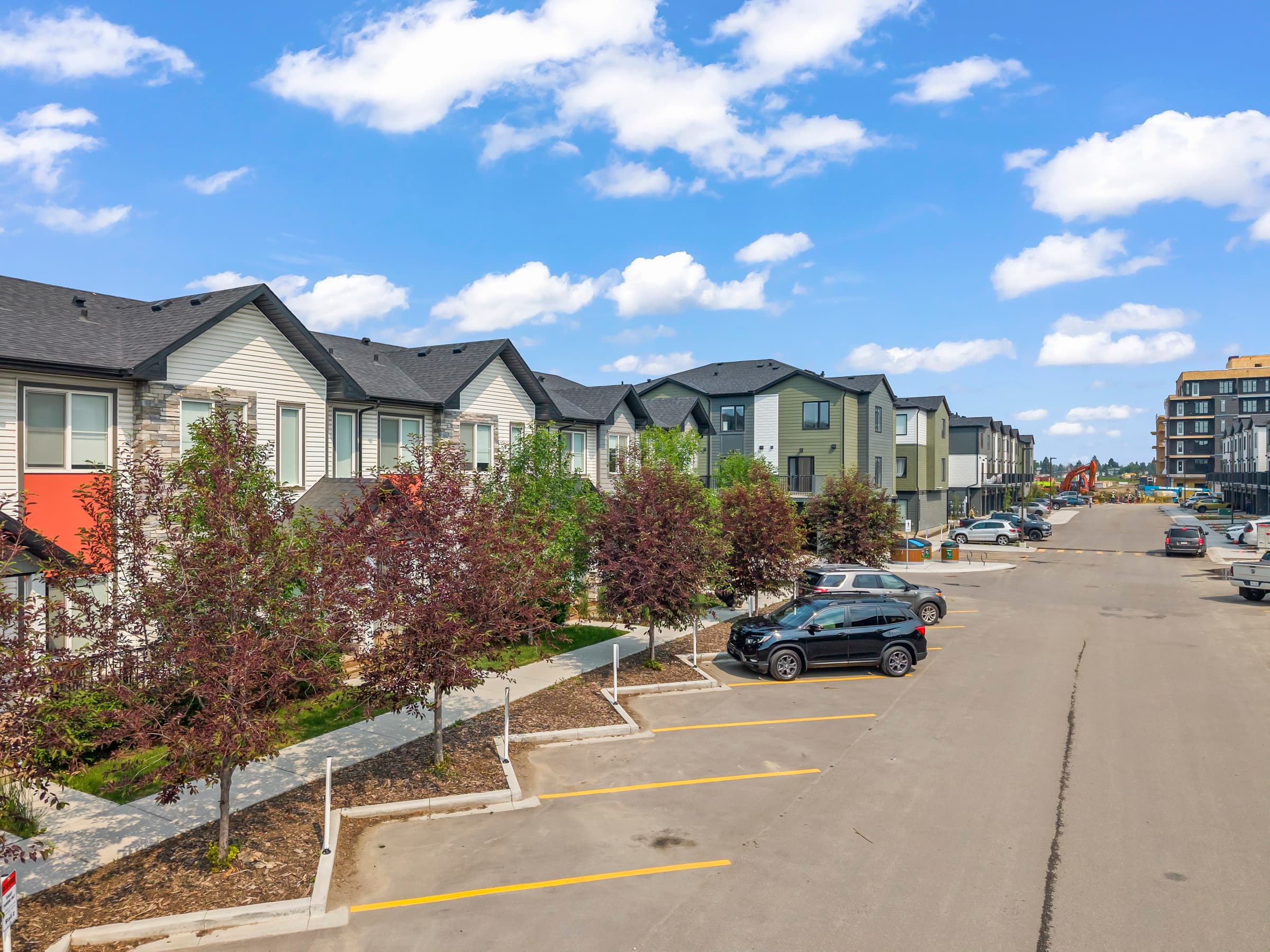 Elliston Village townhome exteriors